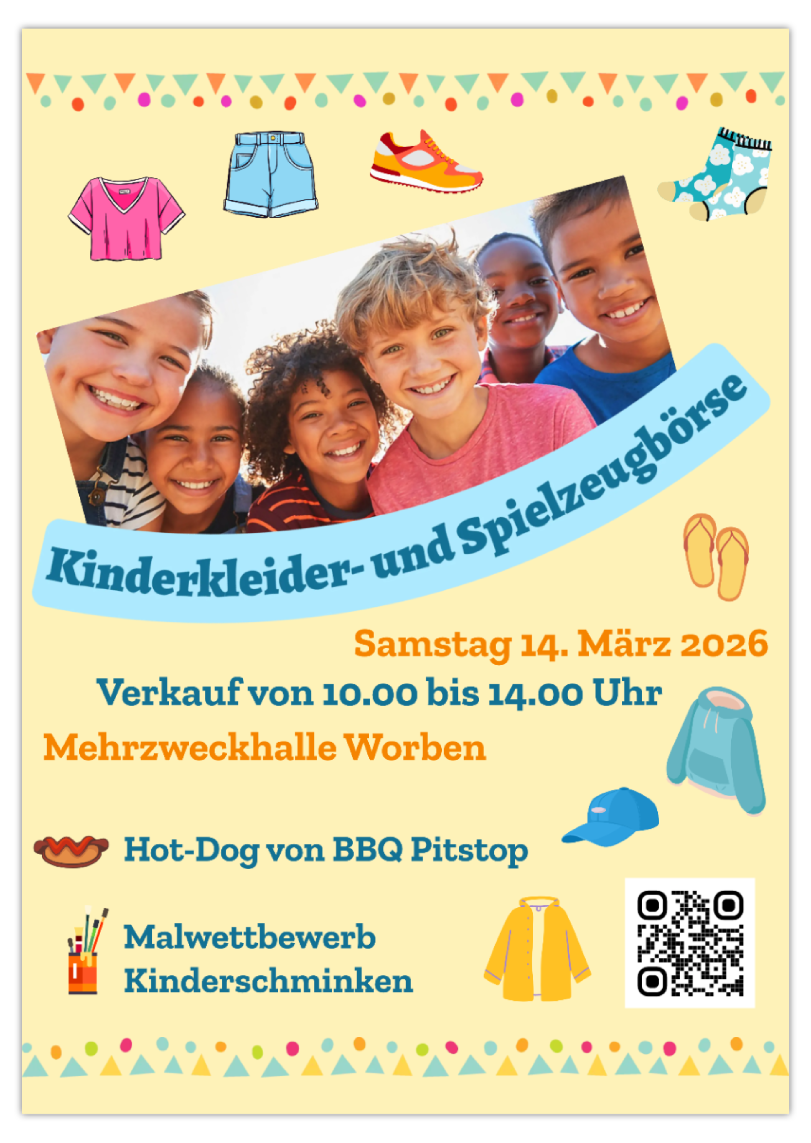 Kinderkleider- und Spielzeugbörse 14.03.2026