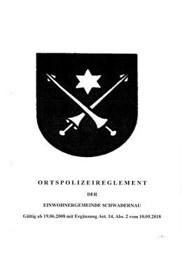 Ortspolizeireglement